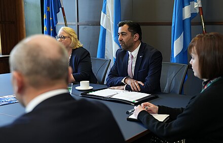 First Minister Humza Yousaf meets with European Consular Corps in Scotland leaders, 2023