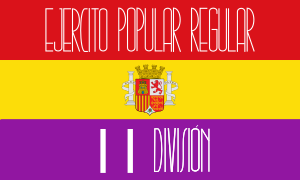 Flag of the 11 Division Spanish Popular Army.svg