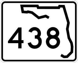 <span class="mw-page-title-main">Florida State Road 438</span>