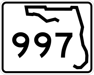 <span class="mw-page-title-main">Florida State Road 997</span> State highway in Miami-Dade County, Florida, United States
