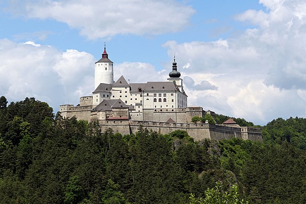 Forchtenstein Castle in Forchtenstein, Austria