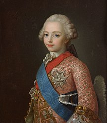 Louis-Joseph-Xavier, duc de Bourgogne (1751-1761), (1760), conservé au Château de Versailles