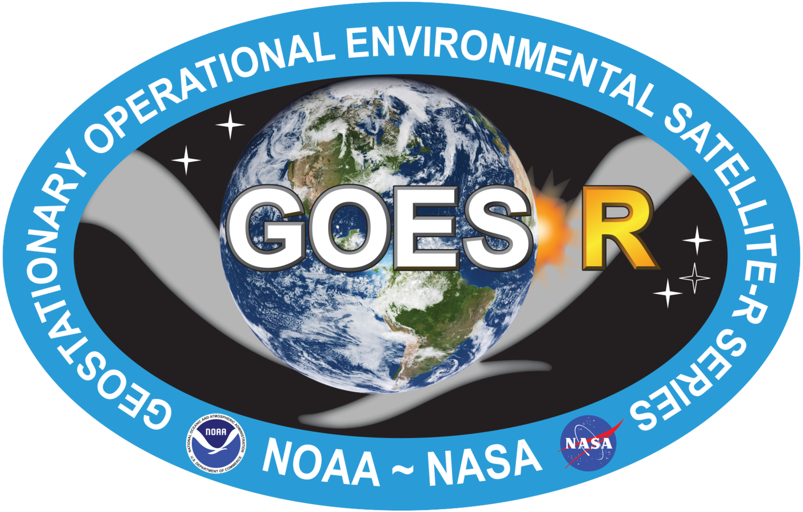 Goes r m. Картинка метеоспутник лого. Логотип миссий НАСА. Эмблема миссии Восток 6. Go17.