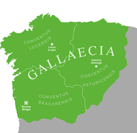 The Galician province under Diocletan. Gallaecia-Dioclecianus.png