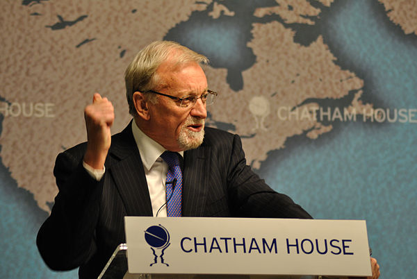 Evans at Chatham House in 2011