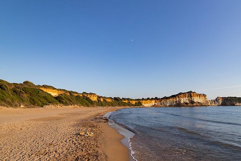 File:Gerakas beach Zakynthos Greece during golden hour (31531389207).jpg