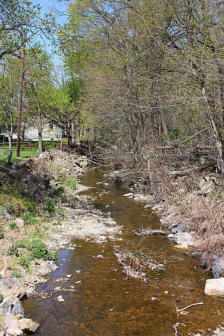 Glade Run looking downstream