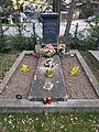 English: Grave in Týnec nad Sázavou new cemetery