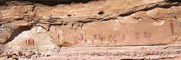 The Great Gallery, Canyonlands National Park, photographie d'octobre 2007