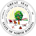 Seal of North Dakota.