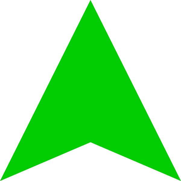 Lêer:Green Arrow Up Darker.svg