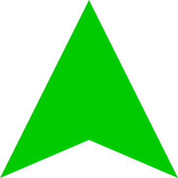 File:Green Arrow Up Darker.svg