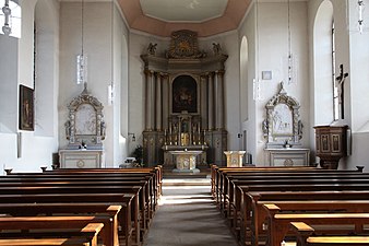 Gimbte, interieur Johannes-de-Doperkerk