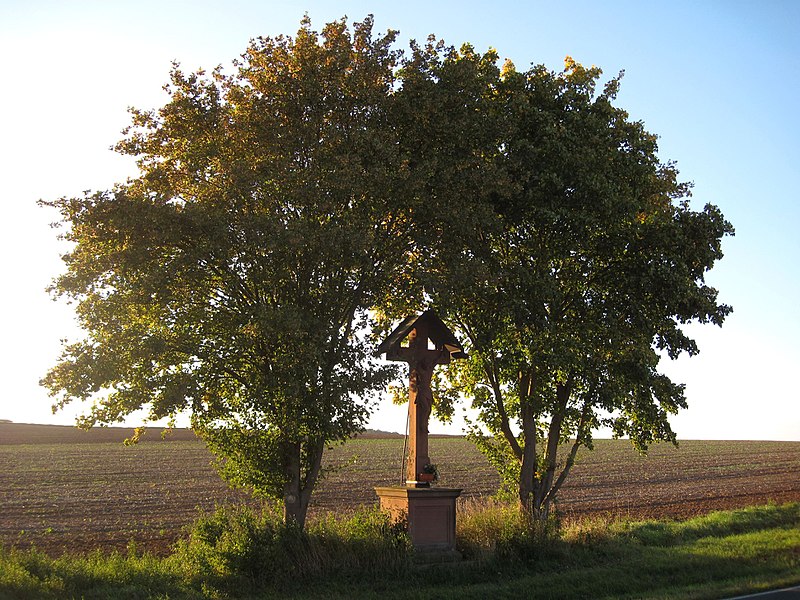 File:Großheubach-Klotzenhof-St2441Wegkreuz1-Asio.JPG