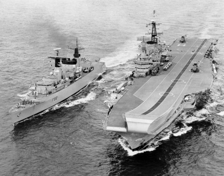 File:HMS Broadsword and Hermes, 1982 (IWM).jpg