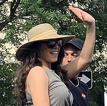 Hailie Sahar at 2019 Capital Pride in Washington, D.C. Hailie Sahar at 2019 Capital Pride (cropped).jpg