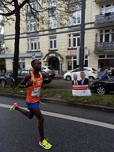 Ein weiterer schneller Marathonläufer.