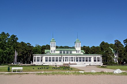 Hanko Casino, formerly Hangö societetshus, built as part of the spa