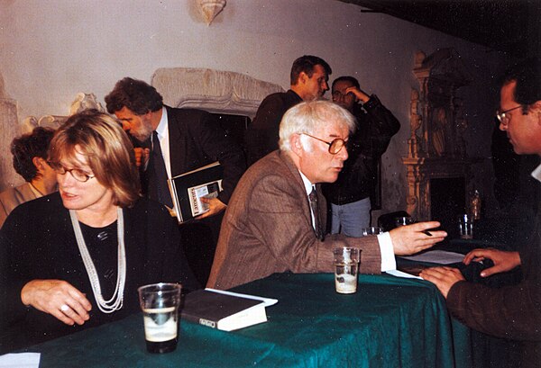 Marie and Seamus Heaney at the Dominican Church, Kraków, Poland, 4 October 1996