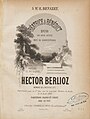 Hector Berlioz, Béatrice et Bénédict score title page.jpg