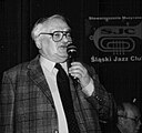 Henryk Z. Choliński w Śląskim Jazz Clubie – 7 marca 2002 roku. (jedno z ostatnich zdjęć)