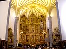 Interiör av kyrkan San Juan Bautista