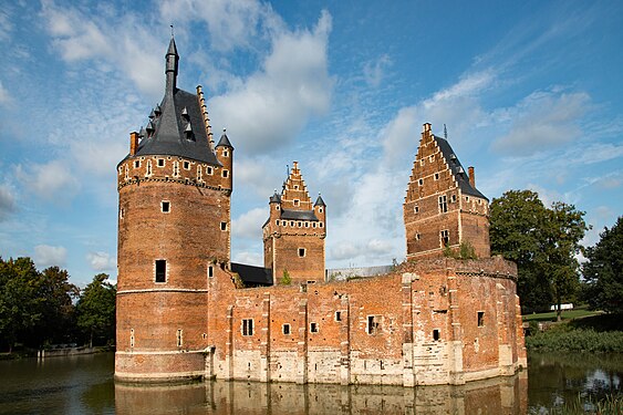 Castle of Beersel in Belgium