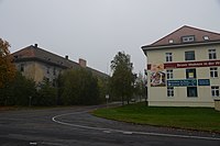 Hohenfriedberg barracks, entrance "Am Sparrenbusch"