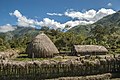 Honai (left) dan longhouse (right)