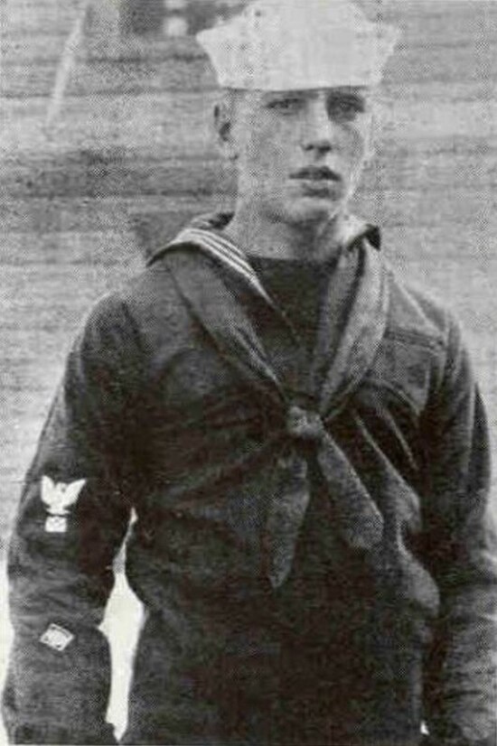 Enlisting at 18 in the U.S. Navy in 1918, Bogart was recorded as a model sailor.