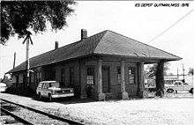 Quitman depot in 1976 ICG Depot, Quitman, Miss. 1976 (29774348783).jpg