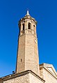 Torre de la ilesia de La nuesa Señora de l'Asunción.