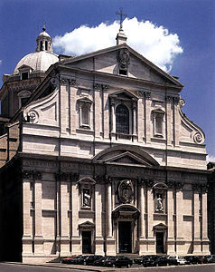 Église du Gesù (wp) à Rome (après 1584).