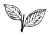 Billio - The Ivory Castlen election symbol two leaves.svg