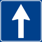 Olasz közlekedési táblák - senso unico frontale.svg