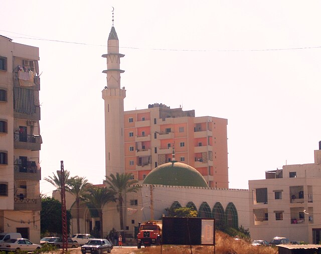 Alawite El-Zahra Mosque in Jabal Mohsen, Lebanon