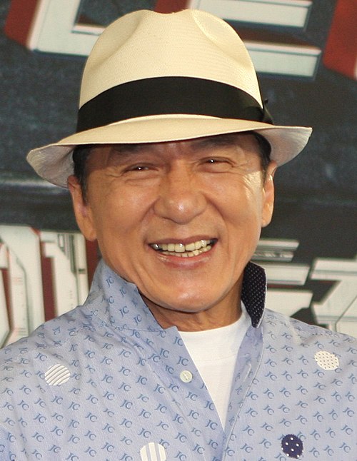 Chan at the launch of Bleeding Steel in July 2016