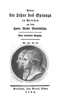 Uber die Lehre des Spinoza, 2nd ed. (1789) Jacobi UeberLehreSpinoza1789.jpg