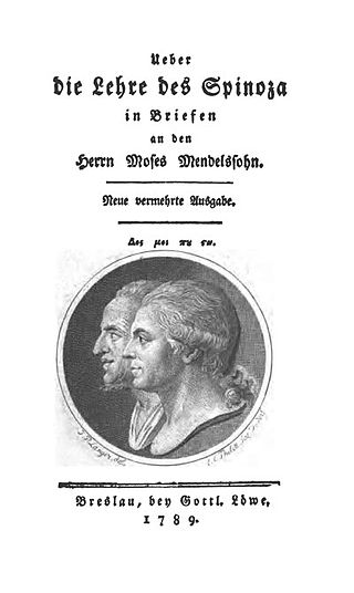 <span class="mw-page-title-main">Pantheism controversy</span> 1780s debates about Spinosas pantheism