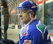 Rivers during his stint at KHL Medvescak Jamie Rivers 122010.jpg