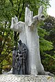 Memorial to Janusz Korczak in Warsaw.