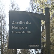 Plaque en français