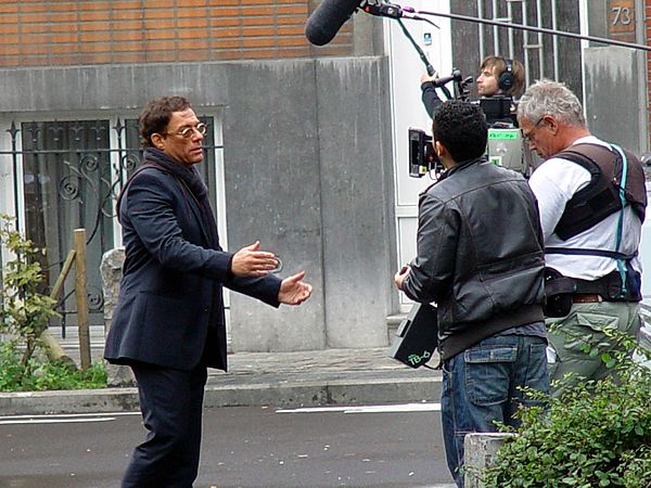 Van Damme on the set of JCVD in October 2007