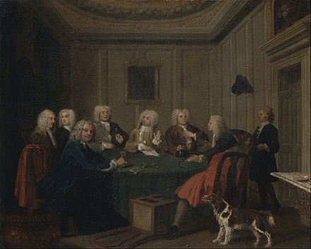 A Club of Gentlemen by Joseph Highmore c. 1730