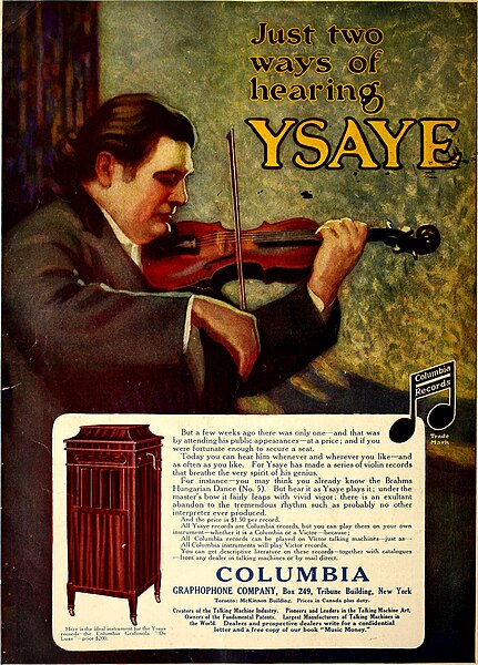 File:Just two ways of hearing Ysaye, 1913.jpg