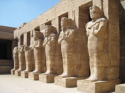 Temple de Ramsès III à Karnak - XXe dynastie.
