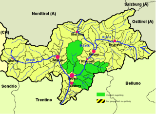 Salten-Schlern District in Italy