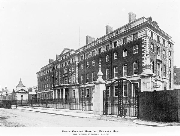 King's College Hospital Administration Building, early 20th century photo