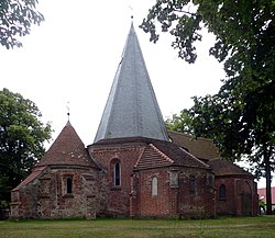 Dorfkirche Ludorf, von Norden