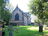 Church of All Saints, Kirk Hallam, a 14—15th century building, heavily restored in Victorian period.